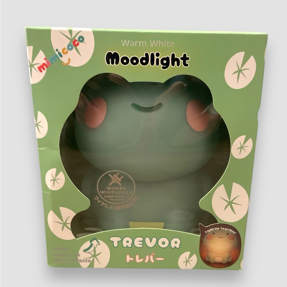 Mimicoco Warm White Moodlight Trevor frog New in Box Night Light
